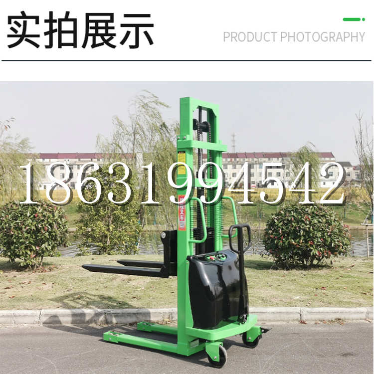 壮围乡电动叉车堆高车液压铲车电瓶1吨2吨站驾步行式小型全自动叉车